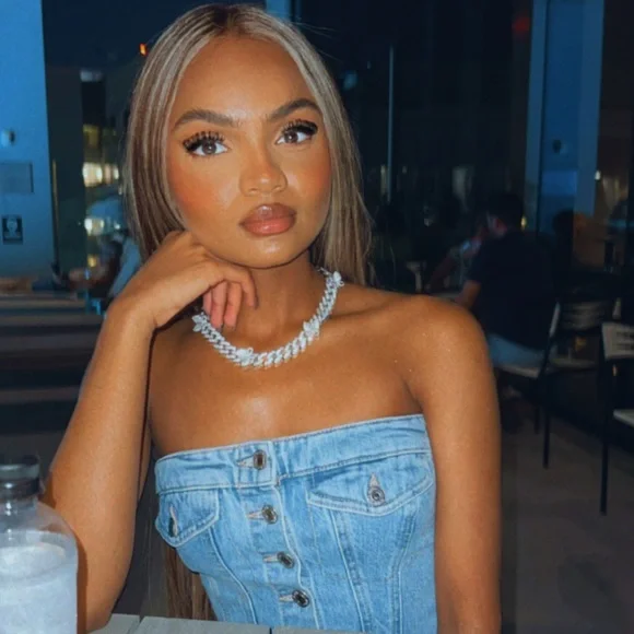 Denim top - Picture 3 of 3